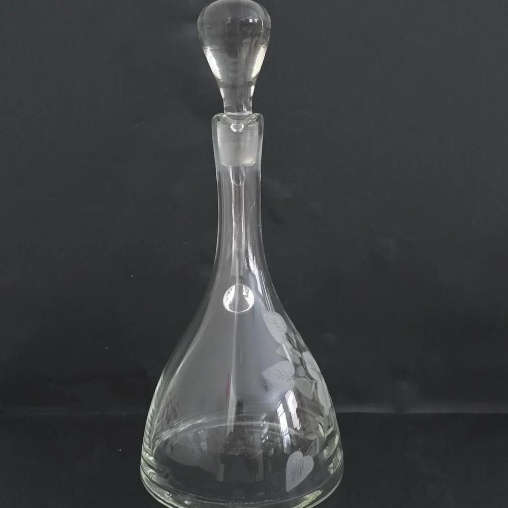 Vintage Decanter With Handle